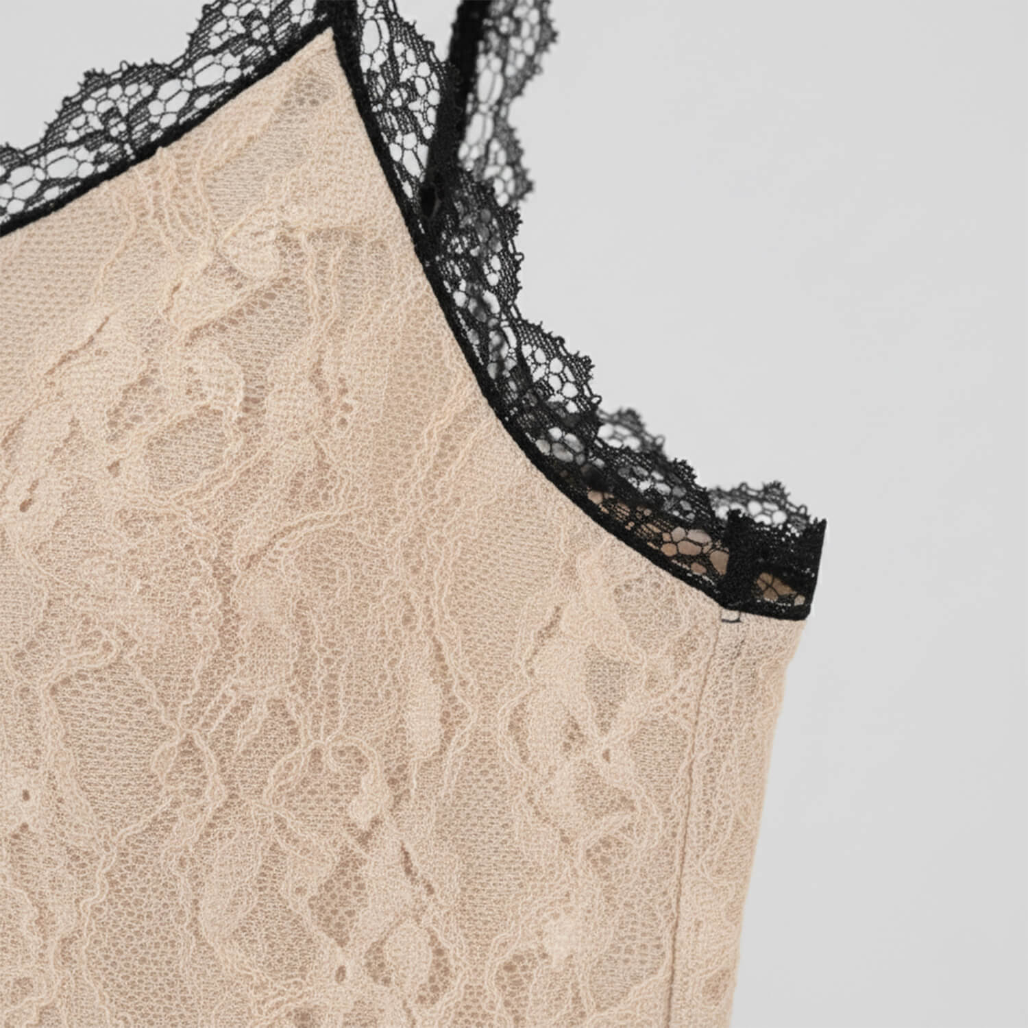 Noir Lace Camisole Top