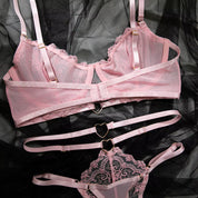 Elegant Sheer Lace Bra & Panty Set