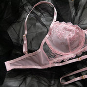 Elegant Sheer Lace Bra & Panty Set