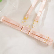 Luxury Sheer Lace Garter Lingerie Set