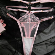 Elegant Sheer Lace Bra & Panty Set