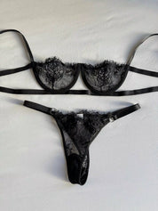 Elegant Sheer Lace Bra & Panty Set