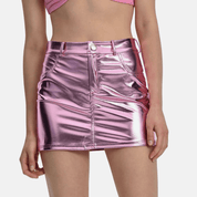 Candy High-Waisted Pocket Mini Skirt