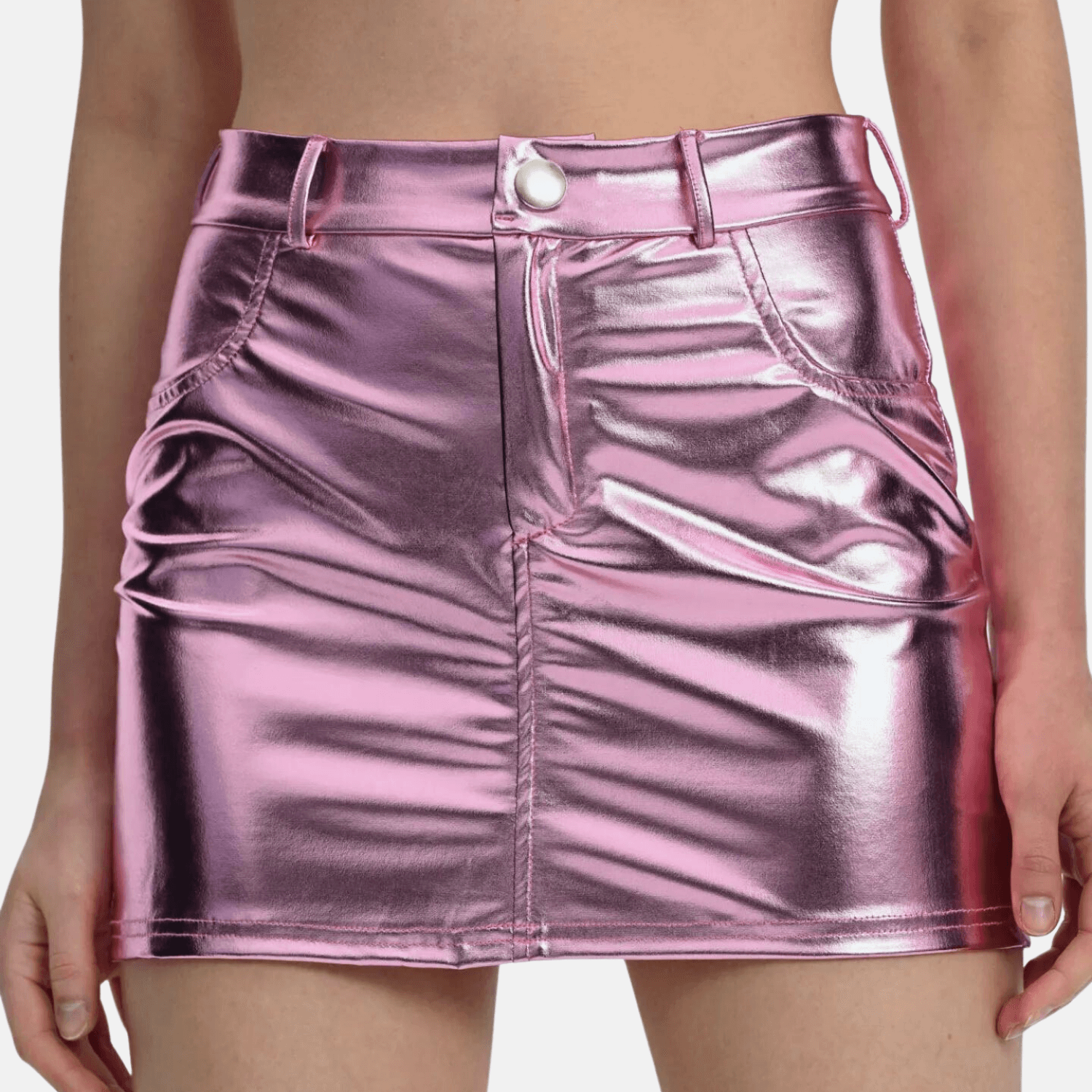 Candy High-Waisted Pocket Mini Skirt