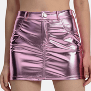 Candy High-Waisted Pocket Mini Skirt