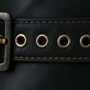 Cannibal High-Waisted Faux Leather Mini Skirt