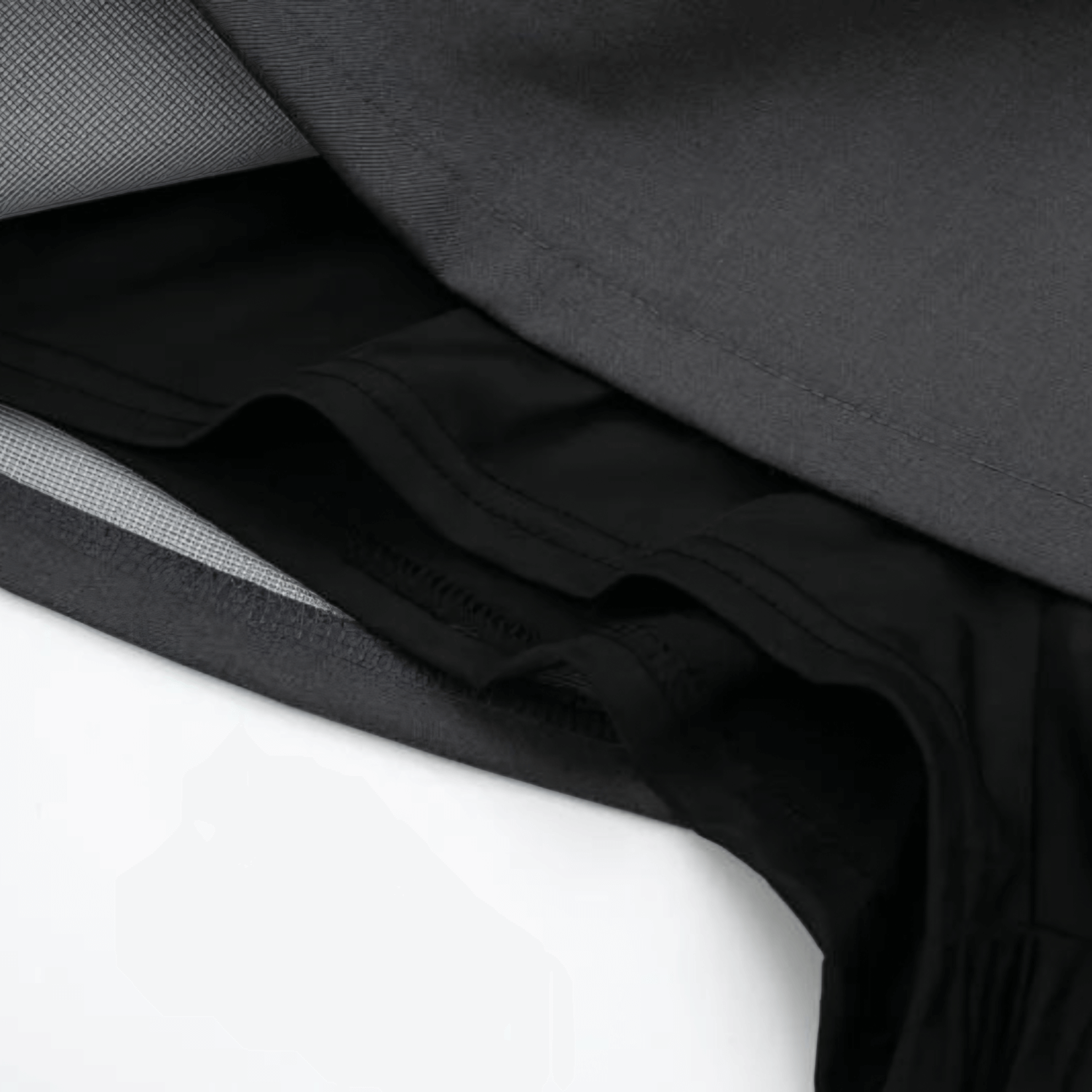 Collegial High-Waisted Mini Skirt