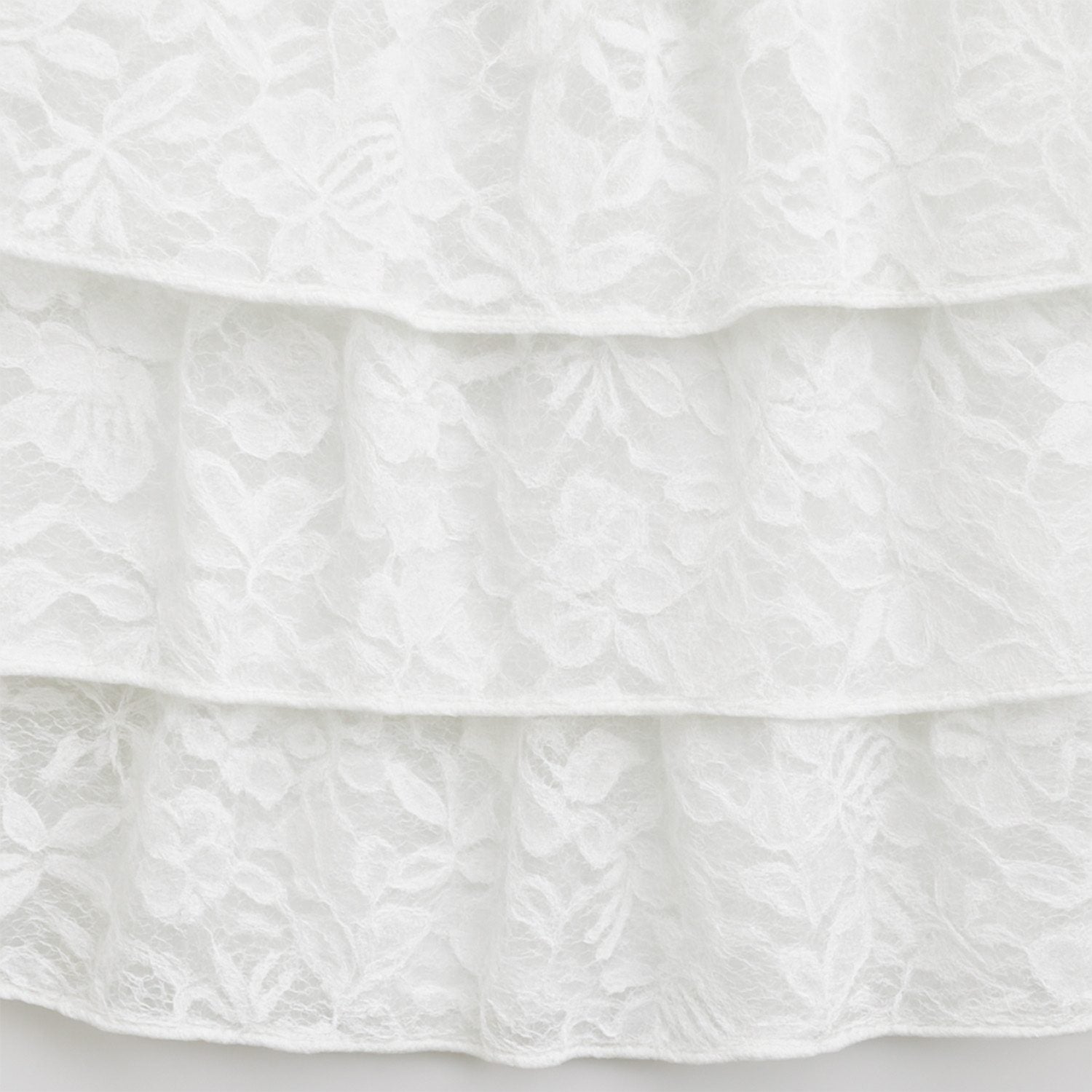 Honey Ruffle Lace Mini Skirt