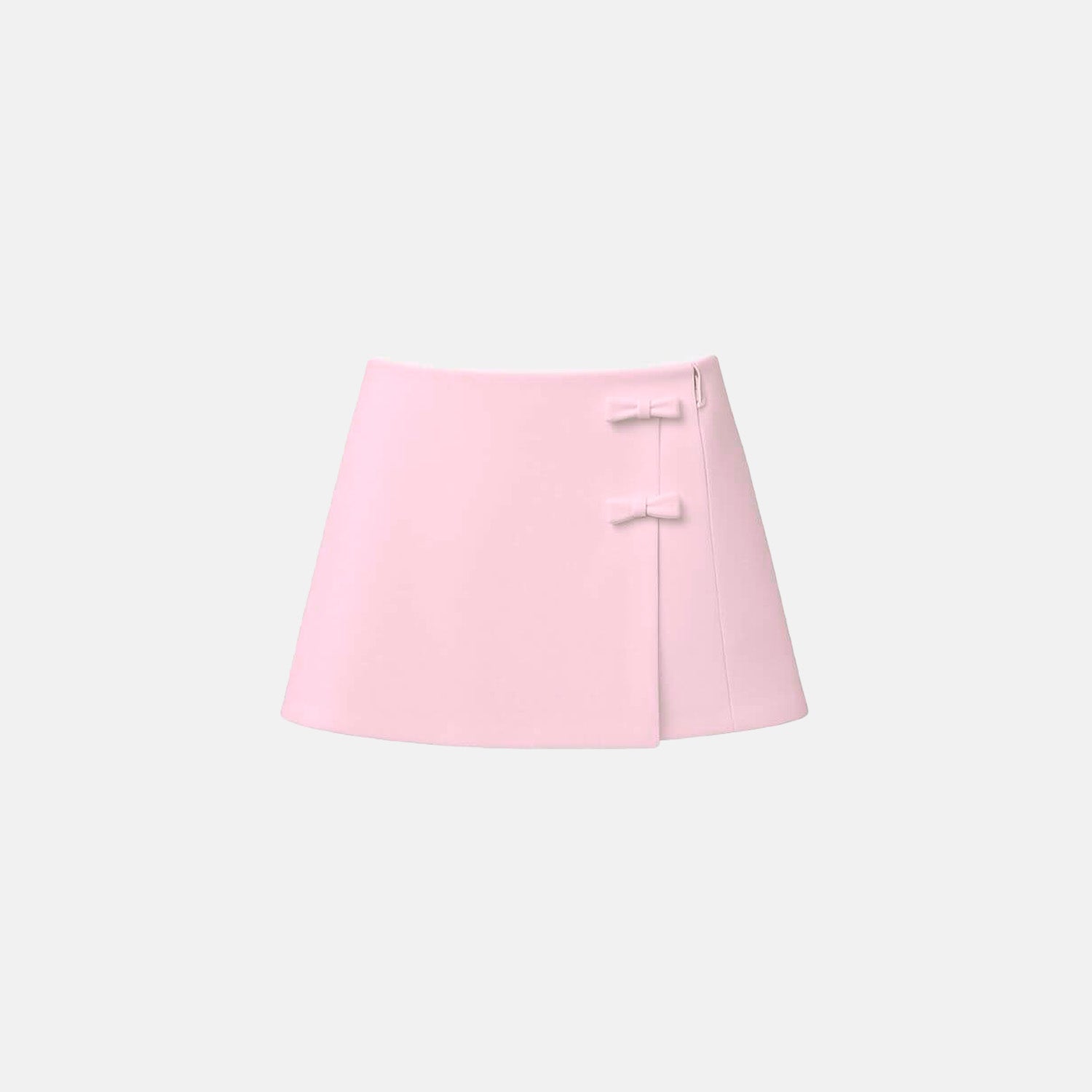 Lune Layered Front Mini Skirt