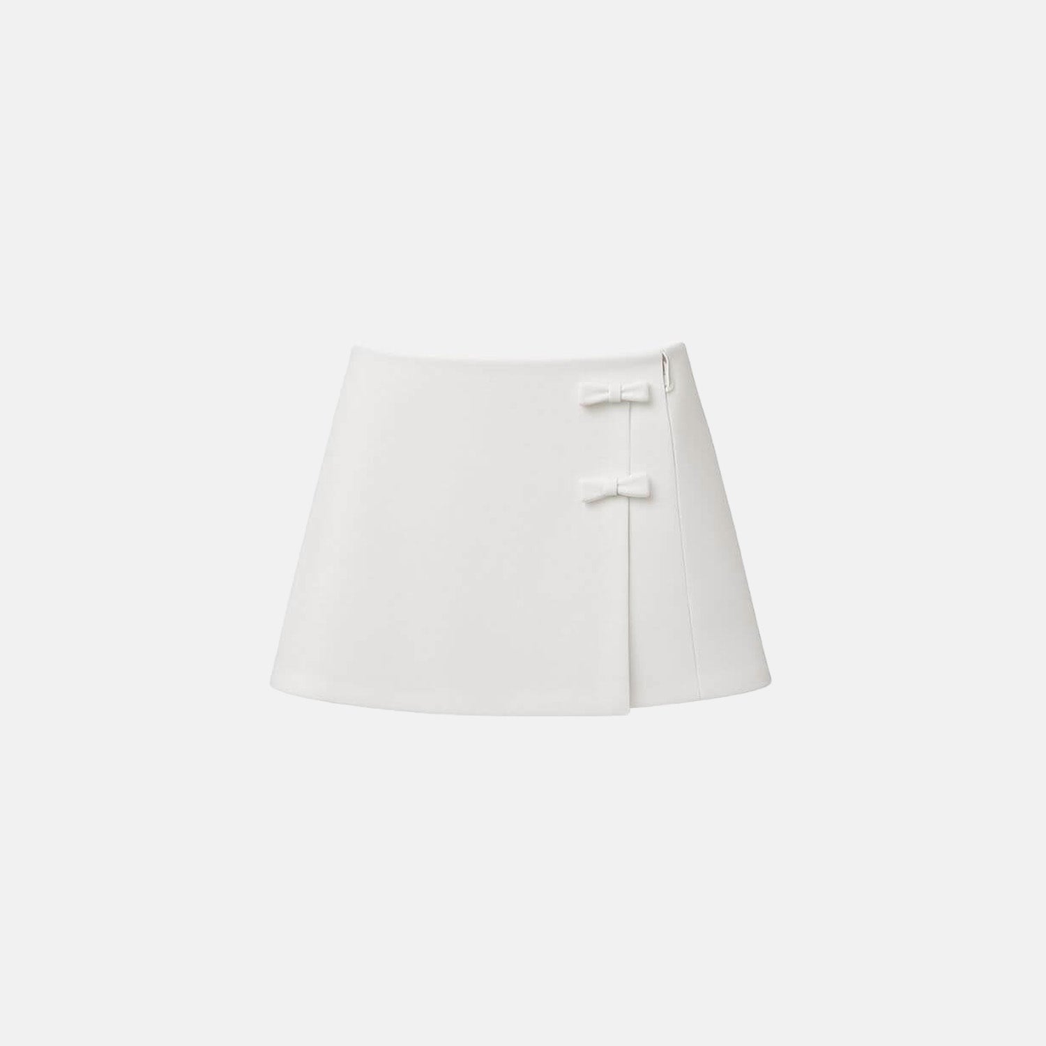 Lune Layered Front Mini Skirt