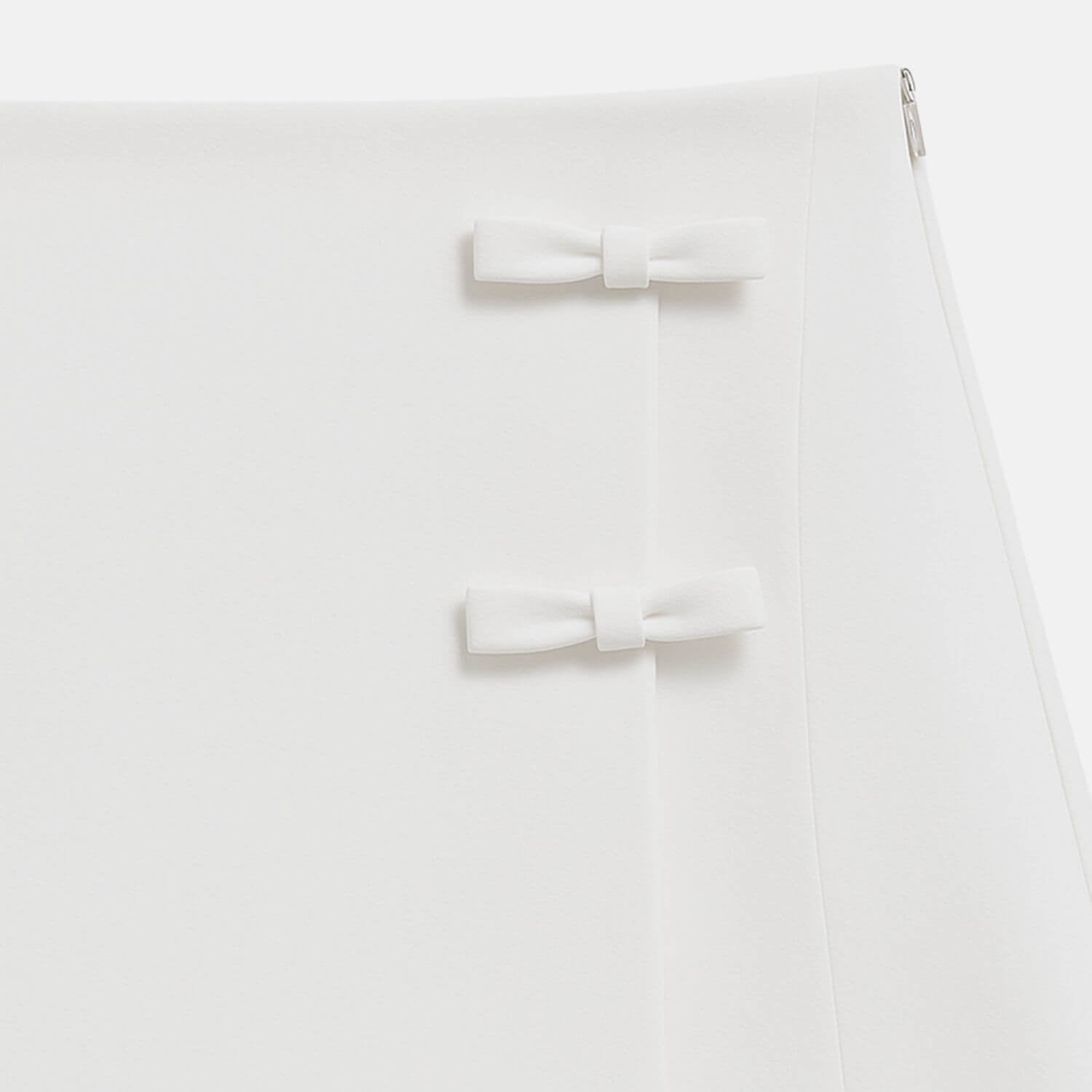 Lune Layered Front Mini Skirt