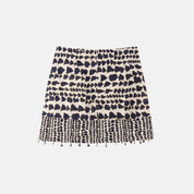 Masai Printed Knot-Front Mini Skirt