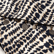 Masai Printed Knot-Front Mini Skirt