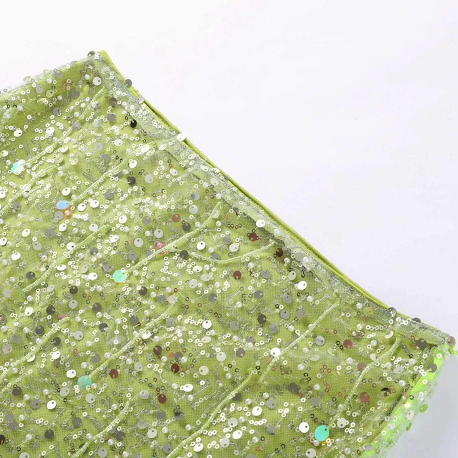 Sparkle Sequin Tulle Mini Skirt
