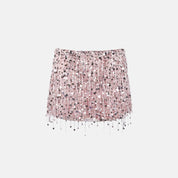 Sparkle Sequin Tulle Mini Skirt