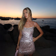 Sparkle Sequin Tulle Mini Skirt