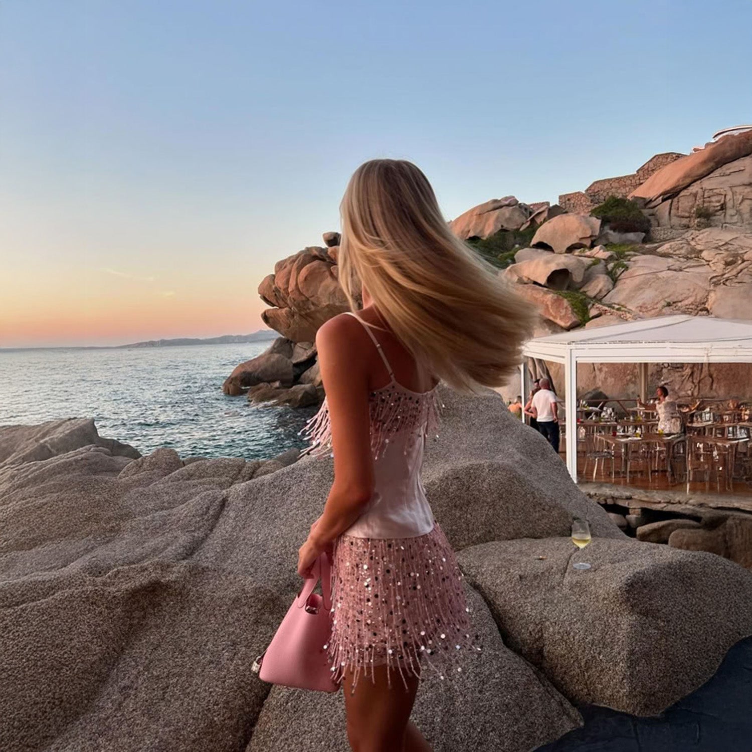 Sparkle Sequin Tulle Mini Skirt