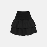 Wind Embroidered High-Waisted Mini Skirt