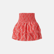 Wind Embroidered High-Waisted Mini Skirt