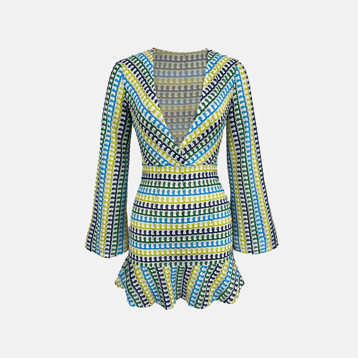 Rio Crochet-Look Cover-Up Dress