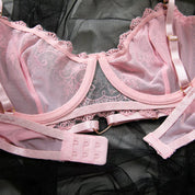 Elegant Sheer Lace Bra & Panty Set