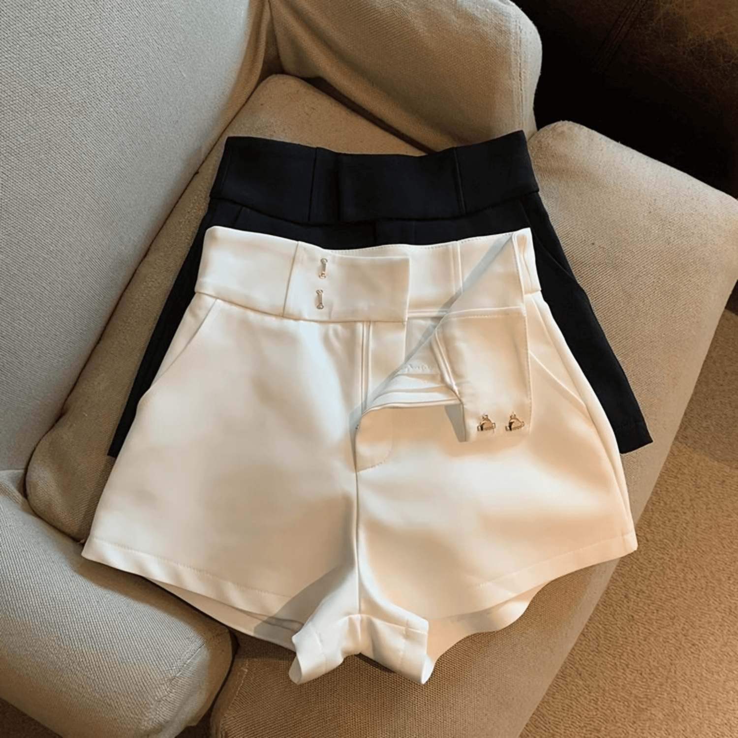 Tailored Concealed-Hook Shorts