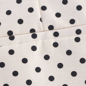 Dots High-Waisted Faux Leather Shorts