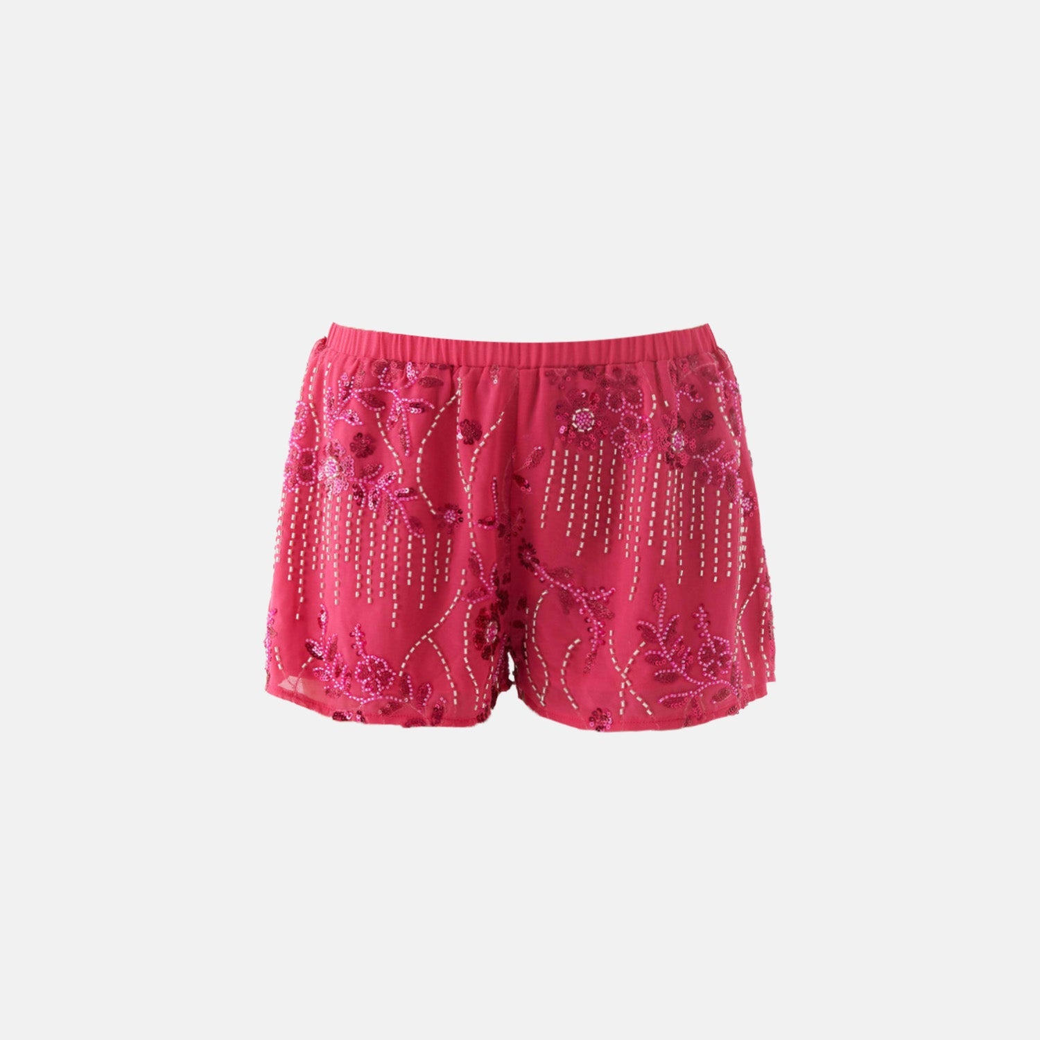 Soirée Embellished Tulle Shorts