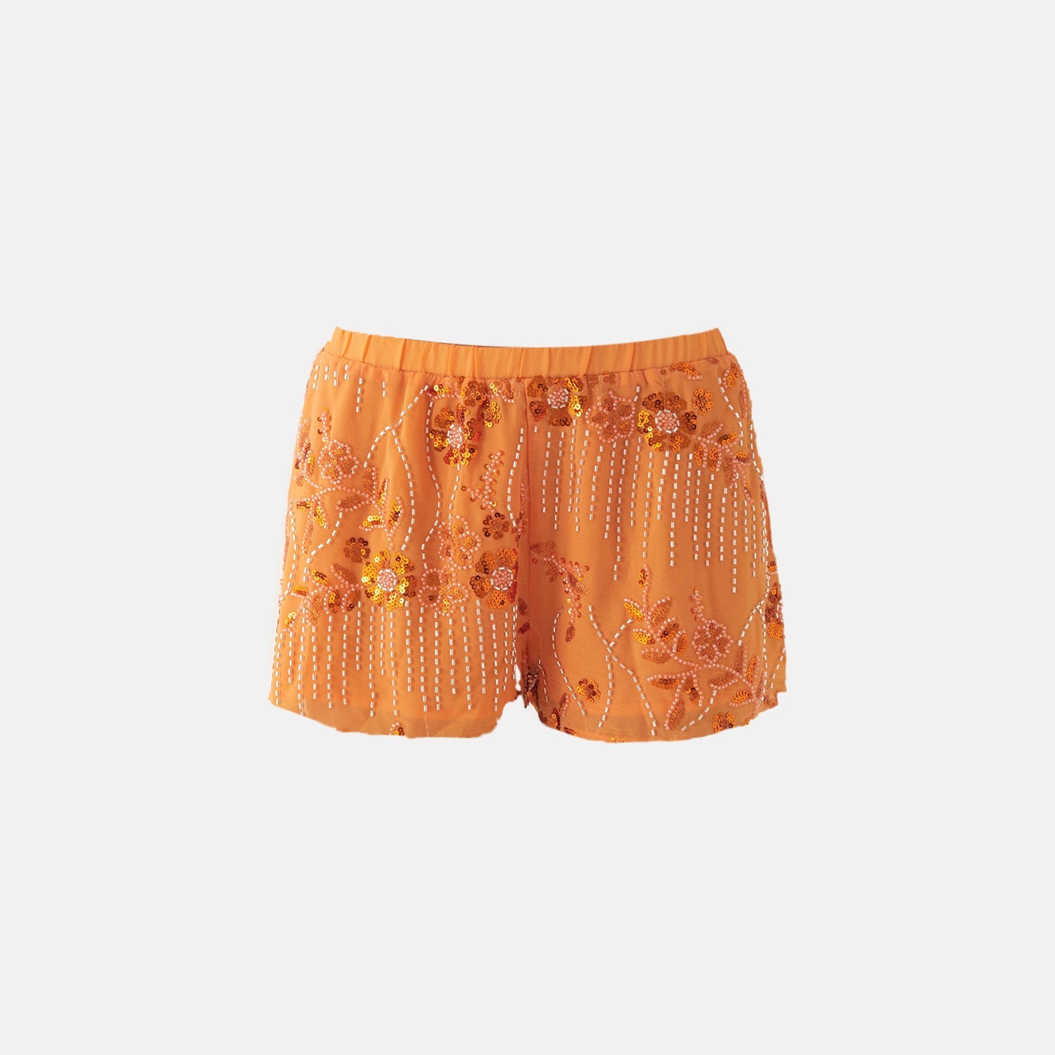 Soirée Embellished Tulle Shorts