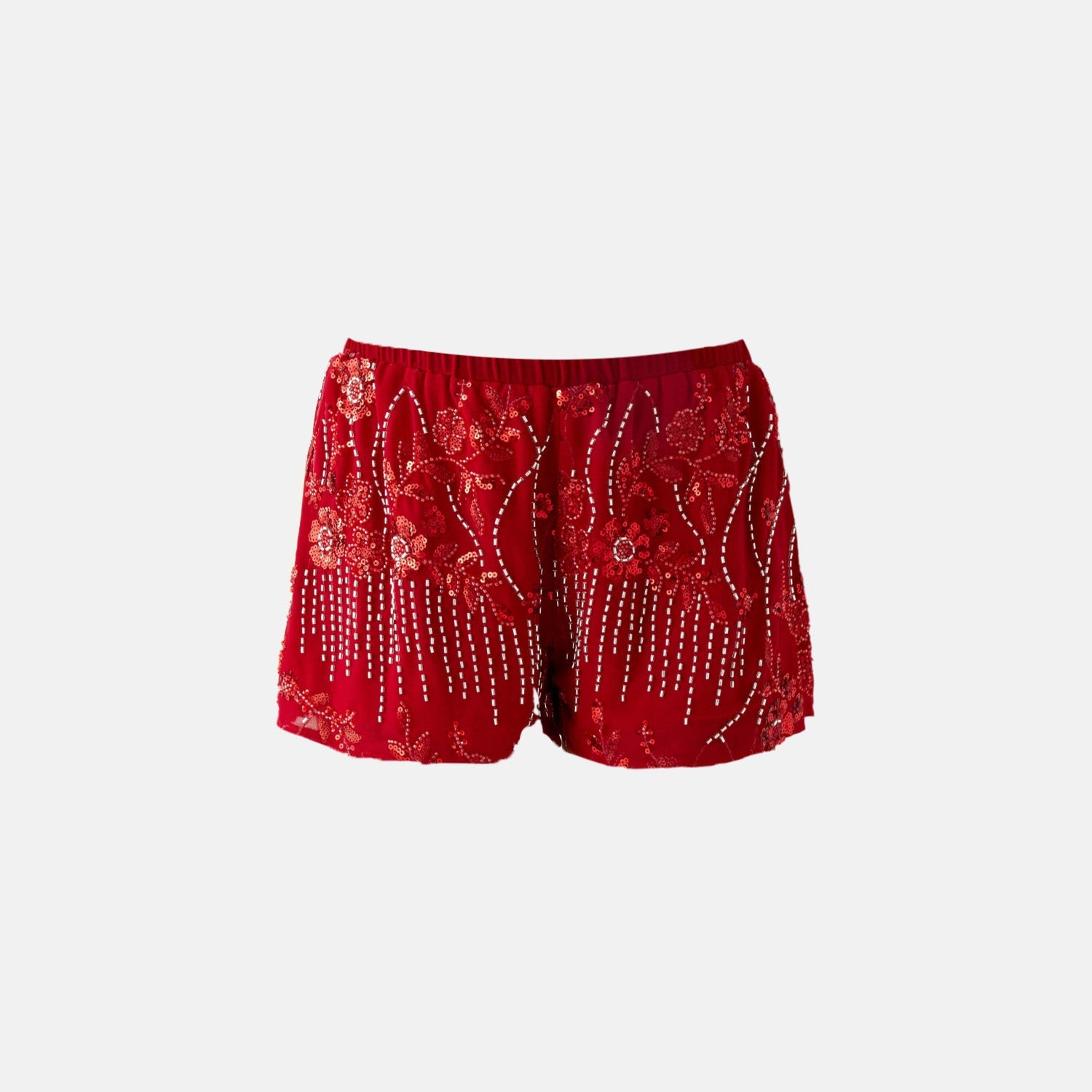 Soirée Embellished Tulle Shorts