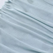 Batty Asymmetric Tulle Top