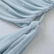 Batty Asymmetric Tulle Top