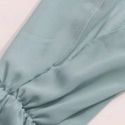 Delusional Chiffon Open-Back Crop Top