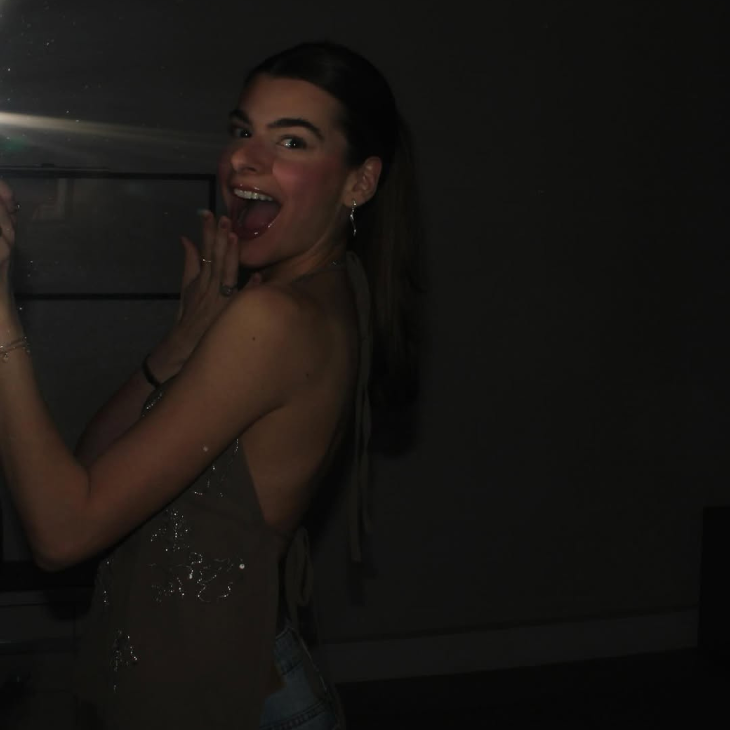 Eos Tie-Back Ruched Top