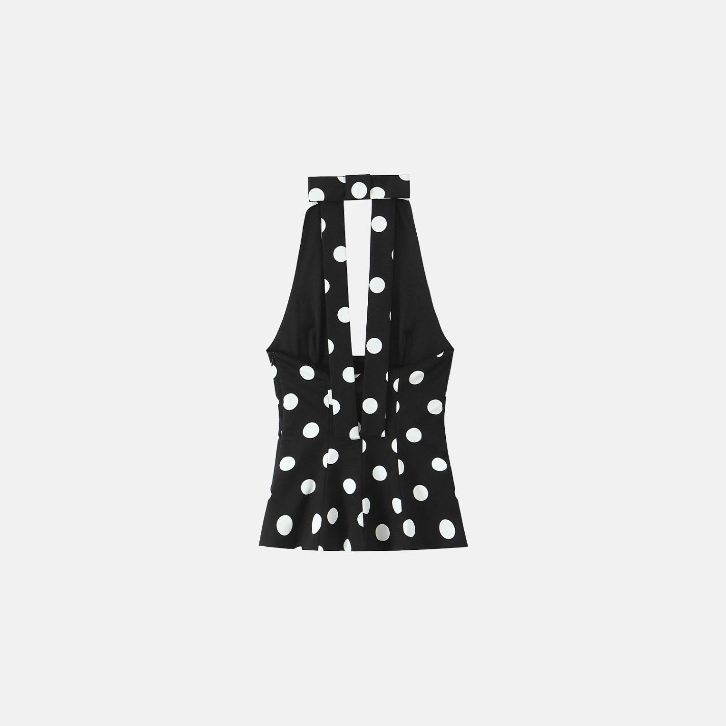 Grease Polka-Dot Halter Top