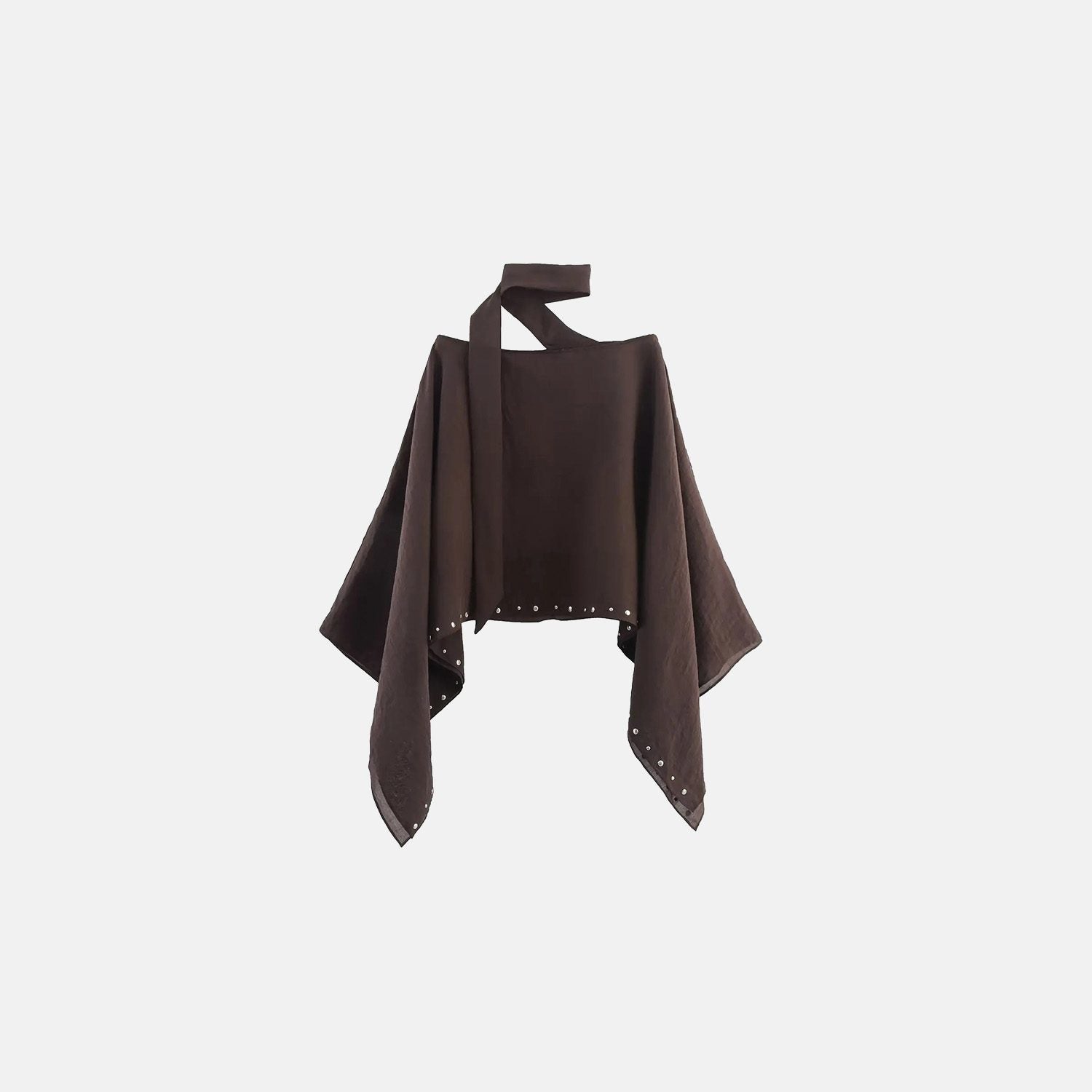 Hors One-Shoulder Halter Top