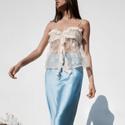 Linden Ruched Strap Top