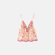 Saos V-Neck Sequin Top