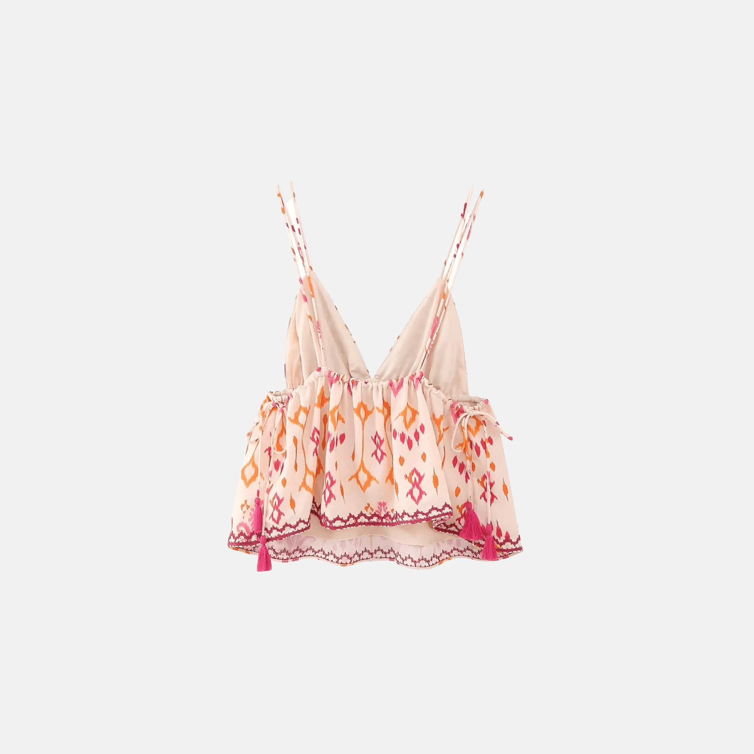 Saos V-Neck Sequin Top