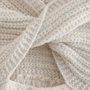 Trico Strapless Twisted Knit Top