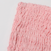 Cotton Candy Strapless Embroidered Mini Dress