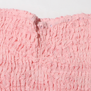 Cotton Candy Strapless Embroidered Mini Dress