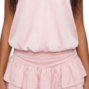 Bogatell Draped Open-Back Midi Dress