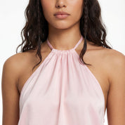 Bogatell Draped Open-Back Midi Dress