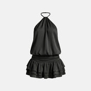 Bogatell Draped Open-Back Midi Dress