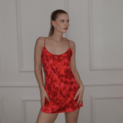 Copacabana Printed Chiffon Mini Dress