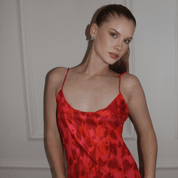 Copacabana Printed Chiffon Mini Dress