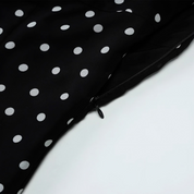 Dots Polka-Dot Tie-Neck Mini Dress