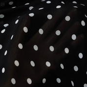Dots Polka-Dot Tie-Neck Mini Dress