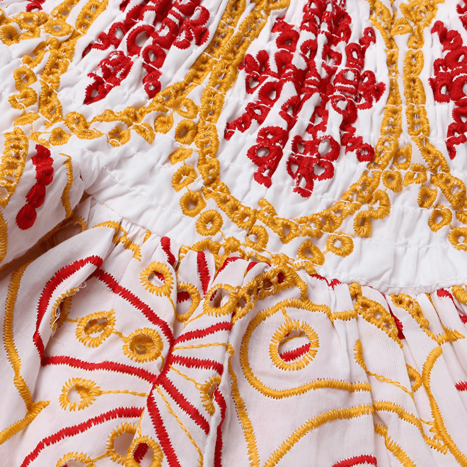 Spain Floral Strapless Dress